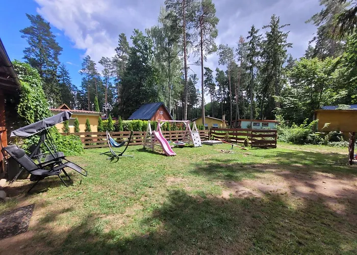 Semesterbostad Drewniany W Dolinie Symsarny Lidzbark Warmiński